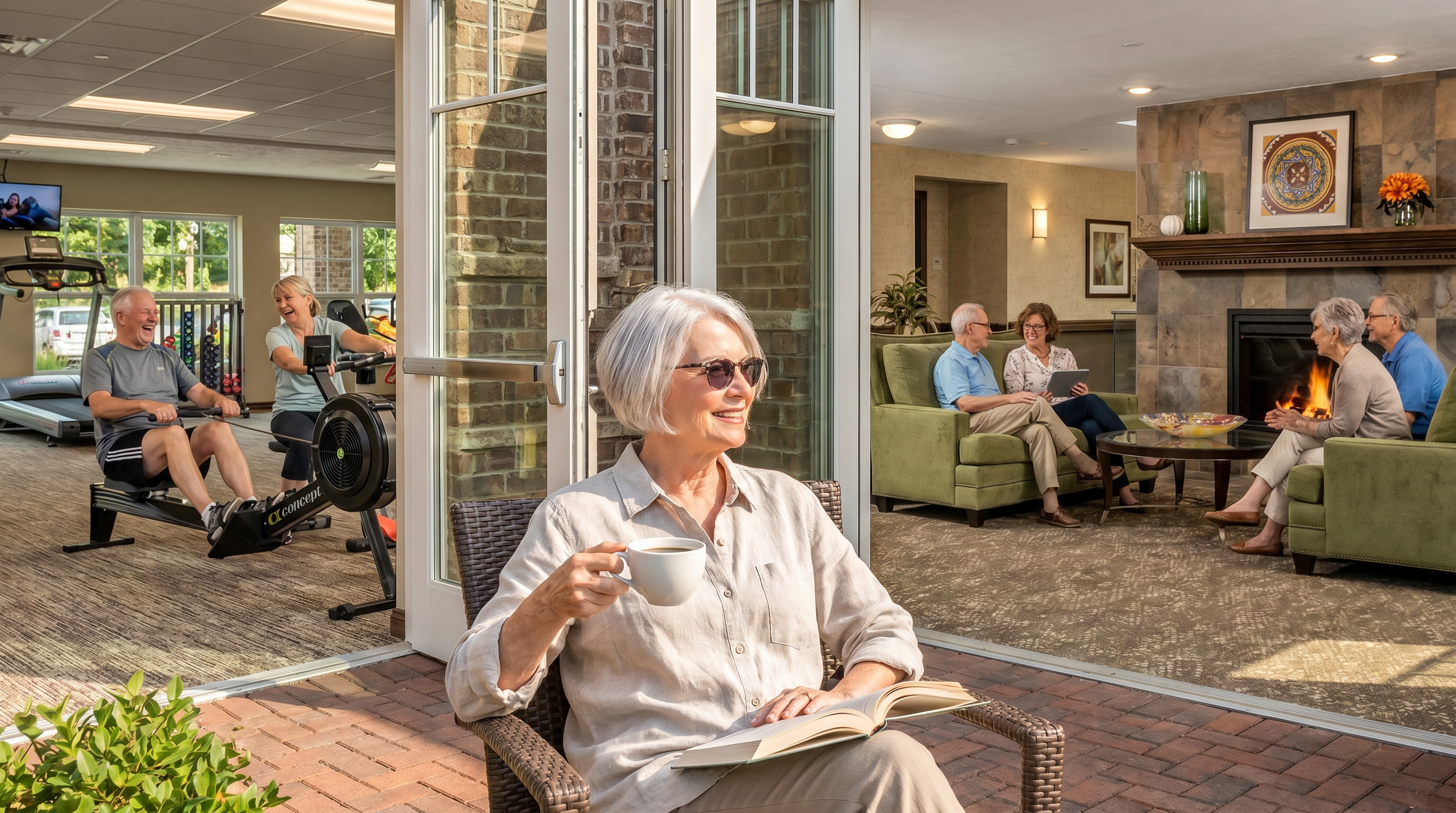 Older adults enjoying the freedom and flexibility of independent living without rigid retirement schedules